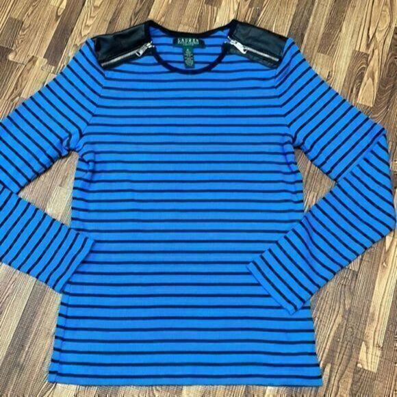 Ralph Lauren petite women’s long sleeve knit top. Size S. - Picture 1 of 6
